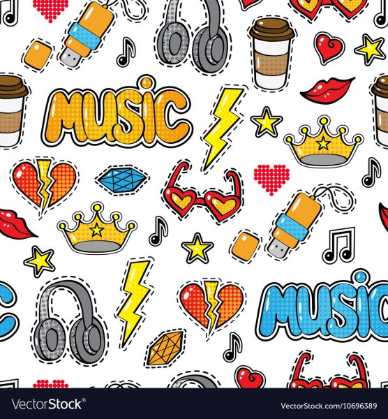 Стикеры на белом фоне "мода"