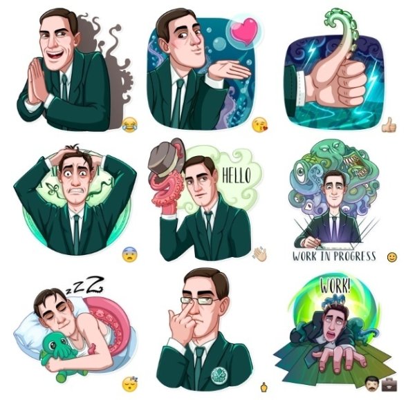 Лавкрафт Стикеры