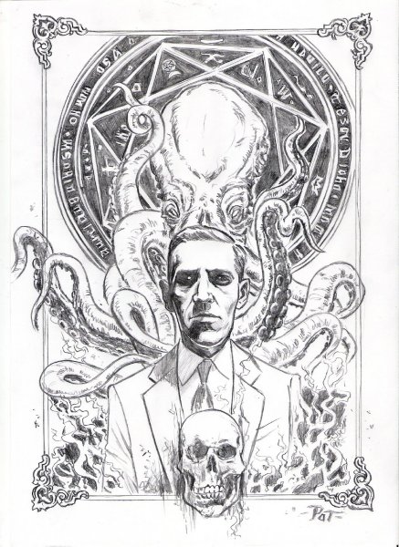 Говард Филлипс Лавкрафт тату