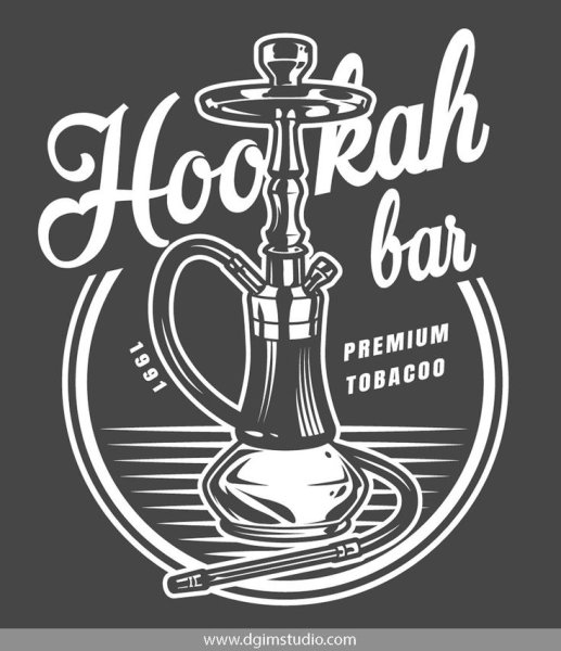 Кальян трафарет