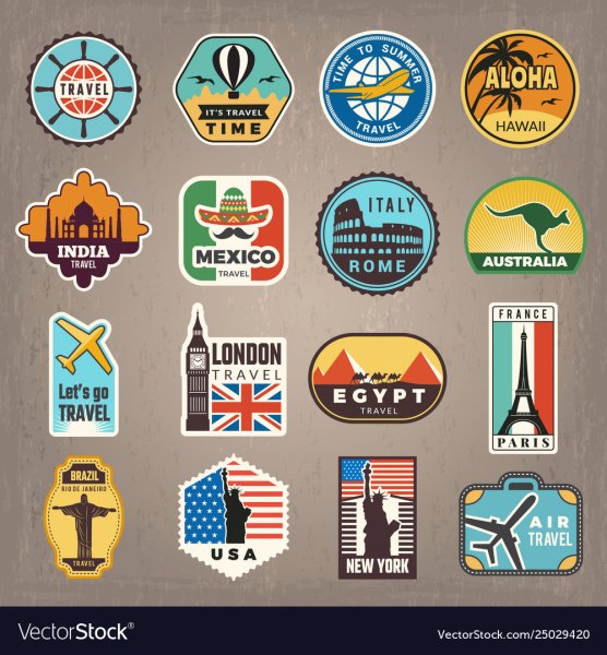 Стикер "путешествие"