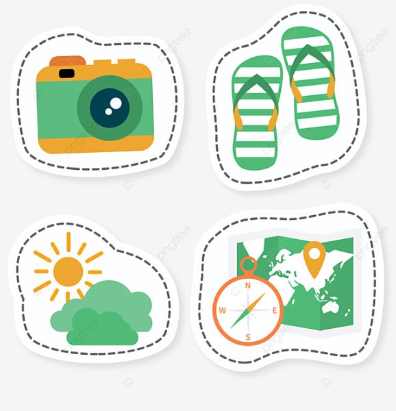 Стикеры на тему путешествие
