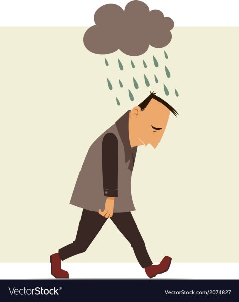 Расстроенный человек