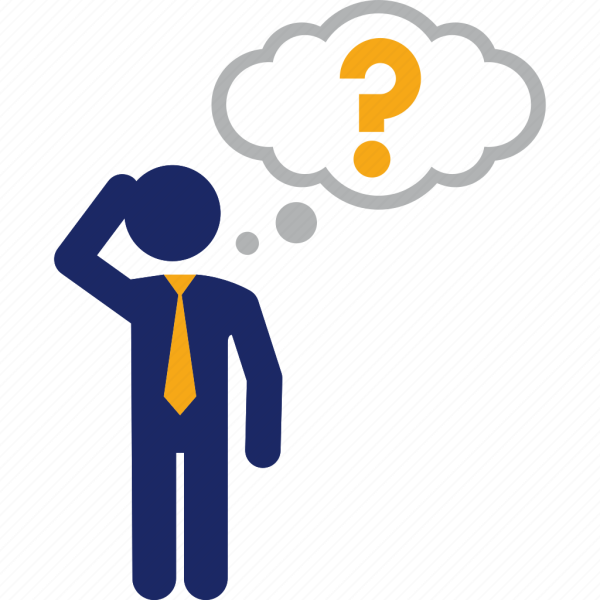 Человек думает иконка