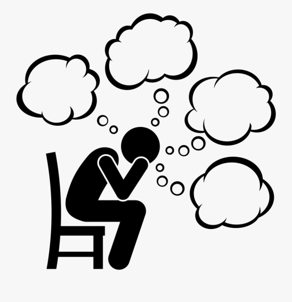 Человек думает пиктограмма