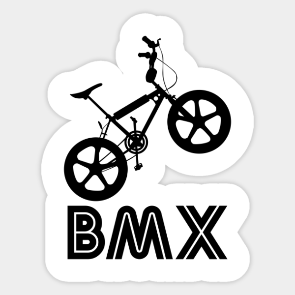 Надпись BMX на белом фоне