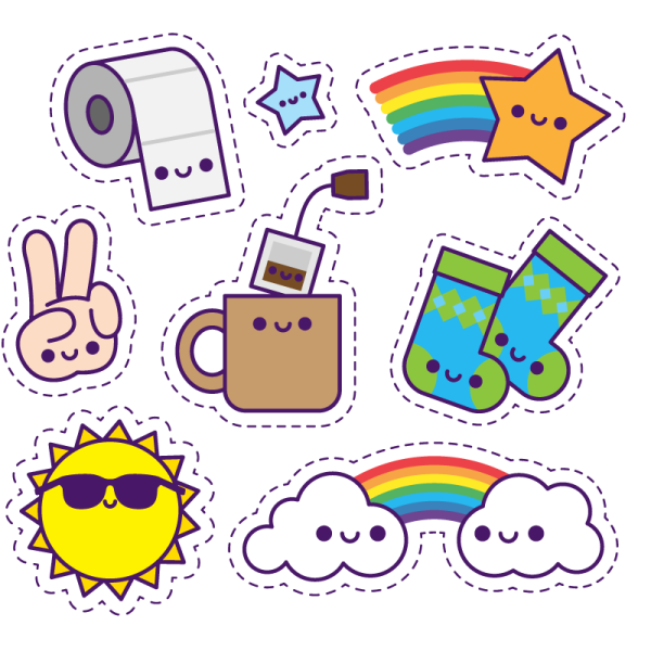 Стикеры для распечатки