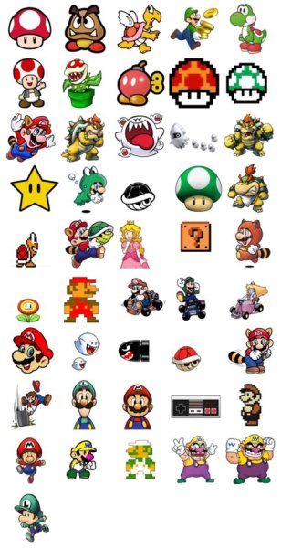 Стикеры телеграмм Марио