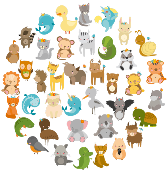 Векторные животные