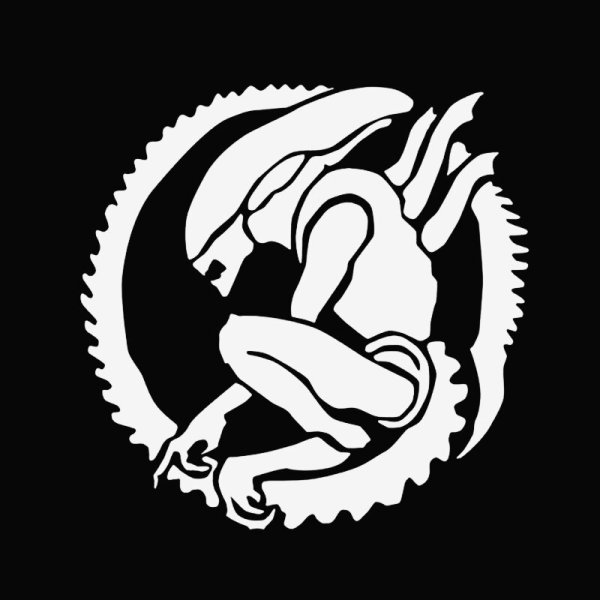 Чужой наклейка