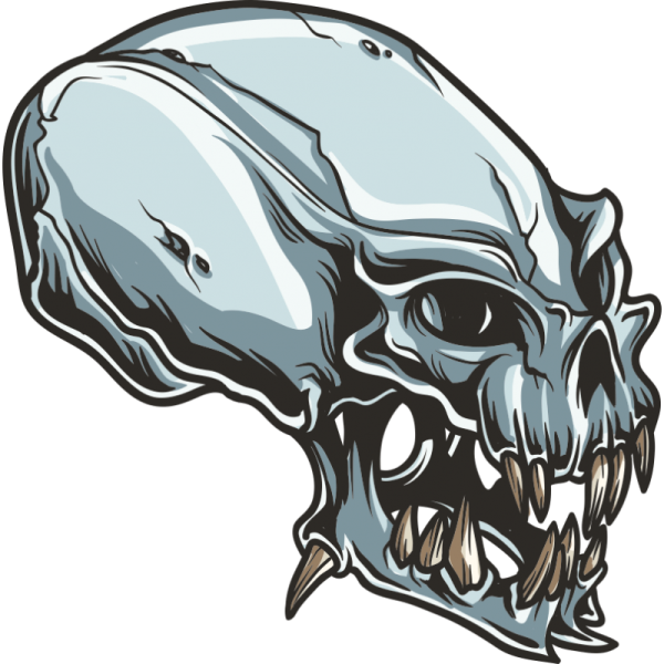 Наклейка хищник