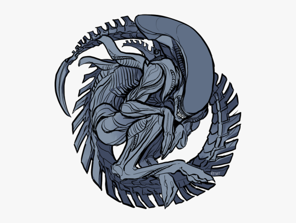 Чужой Ксеноморф Стикеры