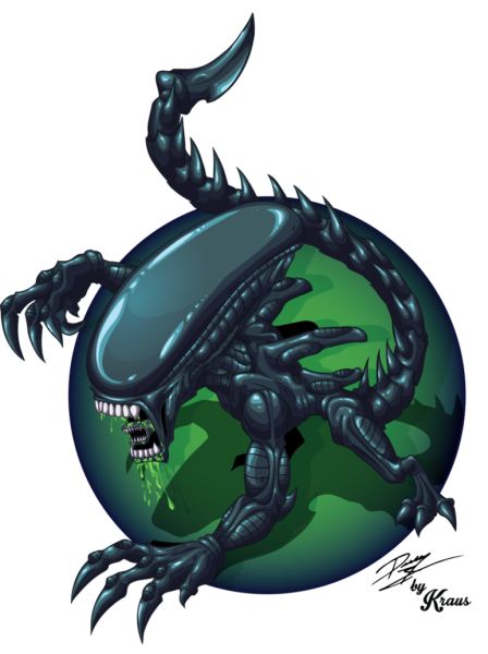 Ксеноморф вектор