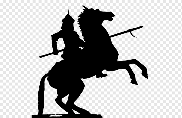 Всадник Кочевник силуэт
