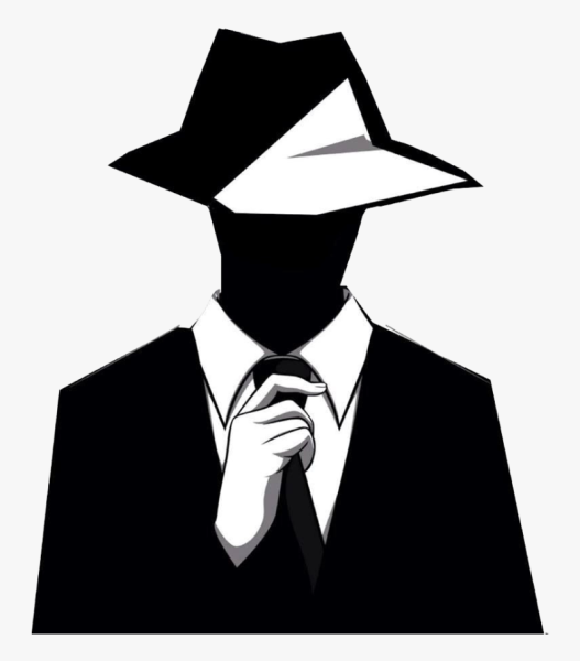 Шпион на прозрачном фоне