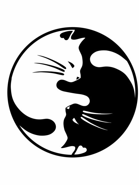 Инь Янь из кошек