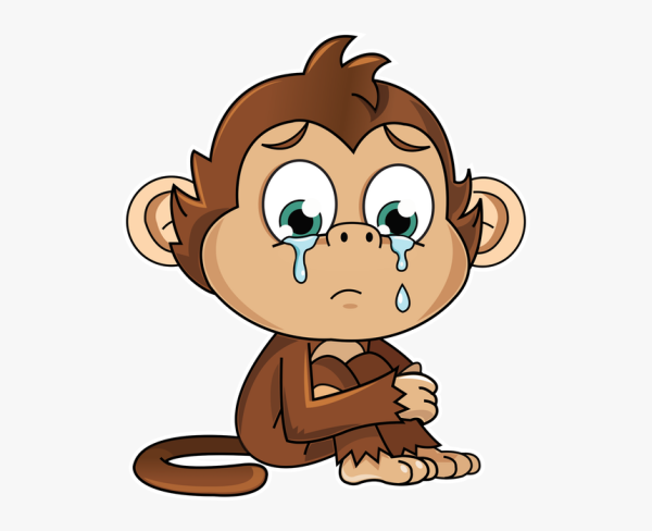 Наклейки "обезьянка"