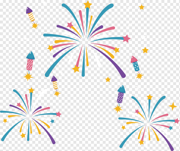 Нарисовать фейерверк