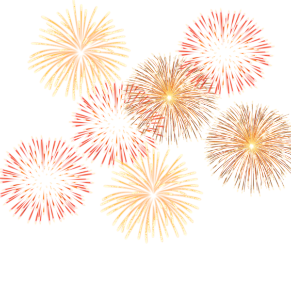 Салют на Светлом фоне