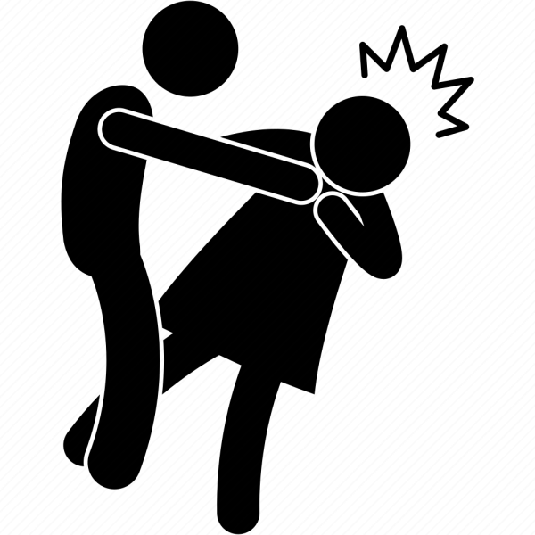 Отпечаток руки на черном фоне