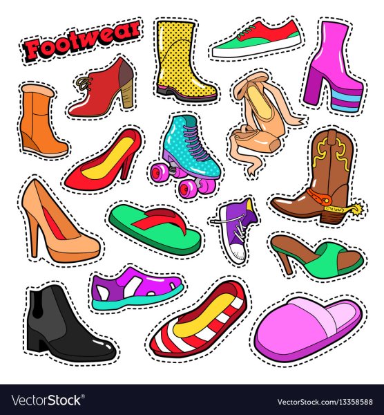 Наклейки на ботинках