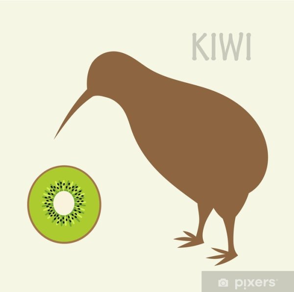 Смайлик эмодзи киви