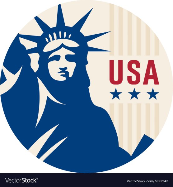 Наклейка (стикер) USA