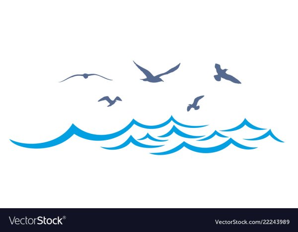 Стилизованное изображение Чайки