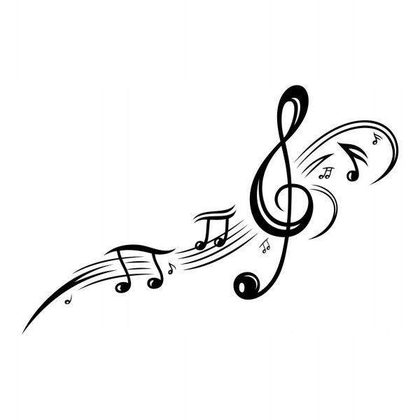 Красивые узоры с нотами