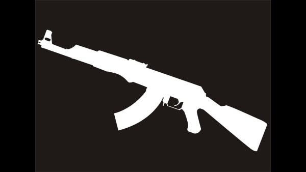 Наклейка АК 47