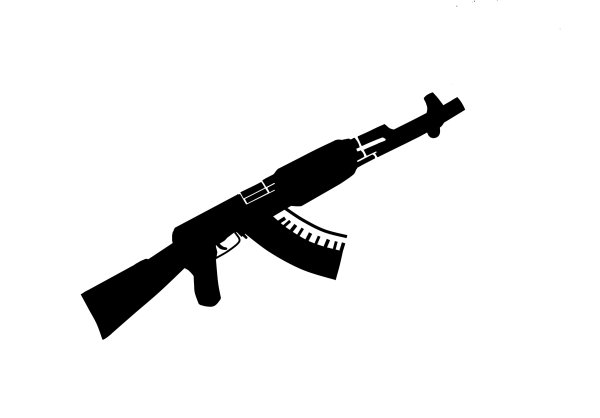 Силует ак47 укороченного
