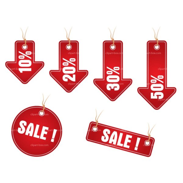 Этикетка скидка