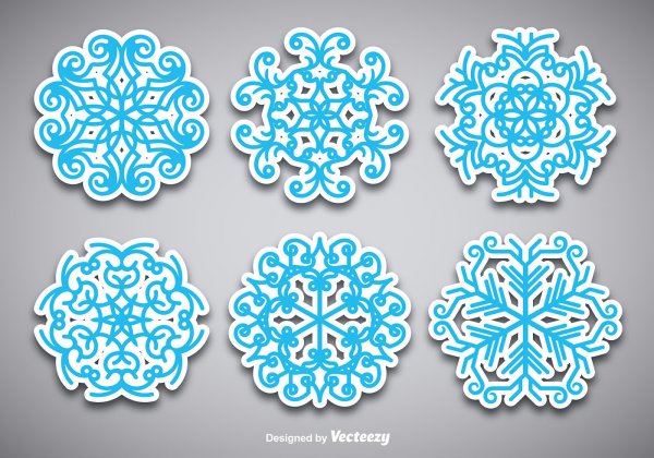 Стикер Снежинка