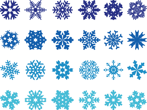 Веселые снежинки