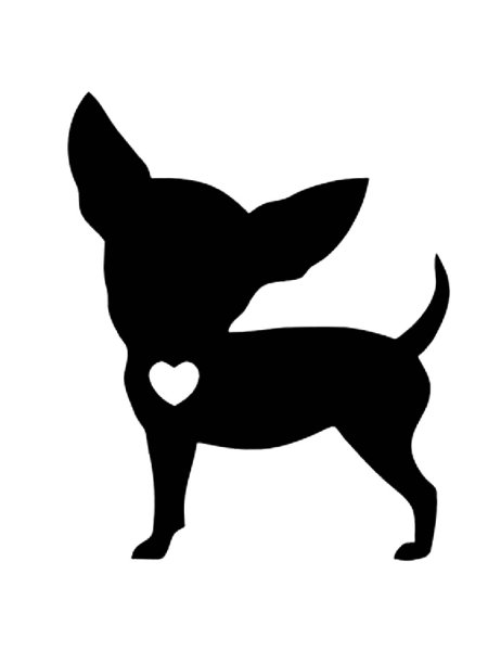 Чихуа силуэт