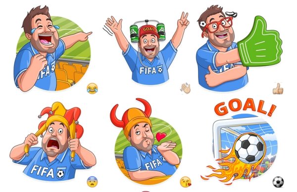 Стикеры в телеграмме Love story