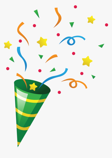 Хлопушка черно белая