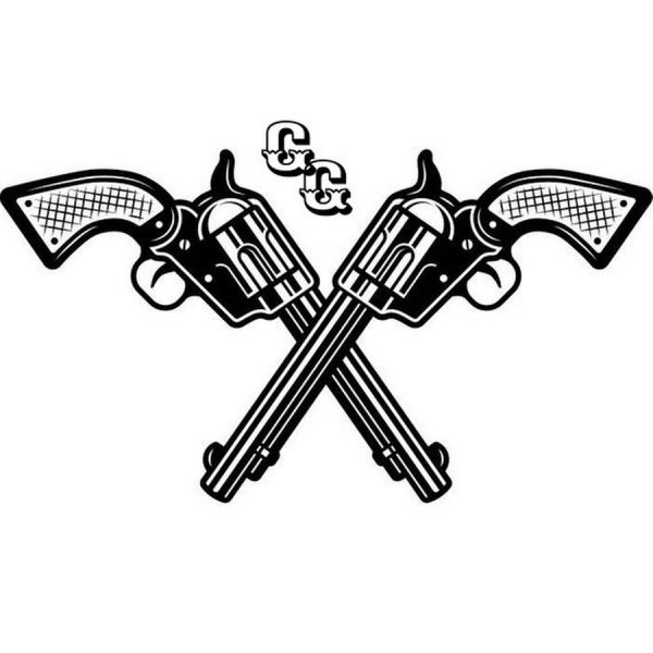 Скрещенные револьверы