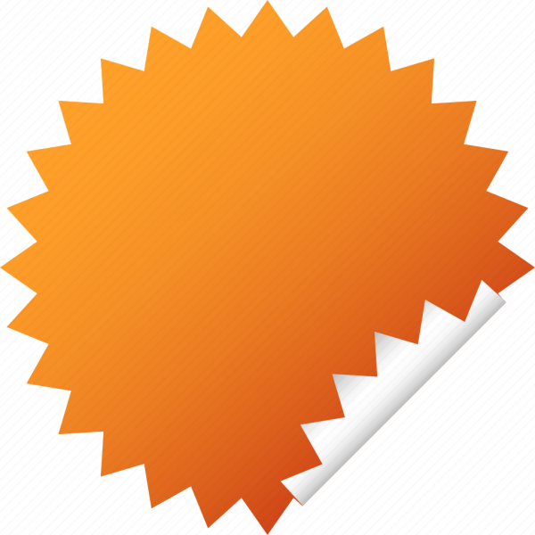 Оранжевые Стикеры