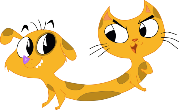 Мультяшный котопёс