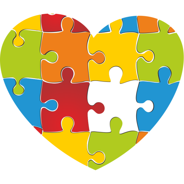 Сердце из пазлов