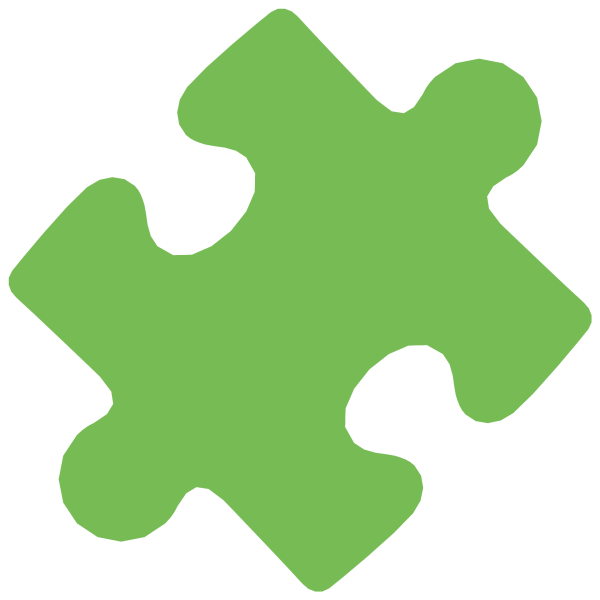 Салатовые пазлы