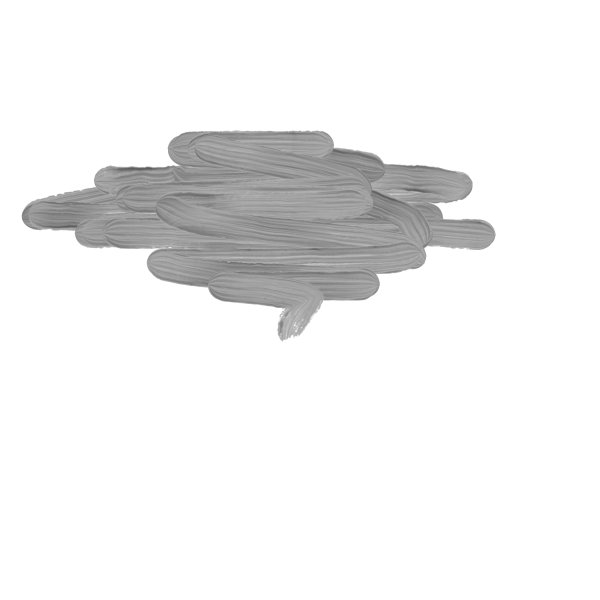 Мазок кисти белый