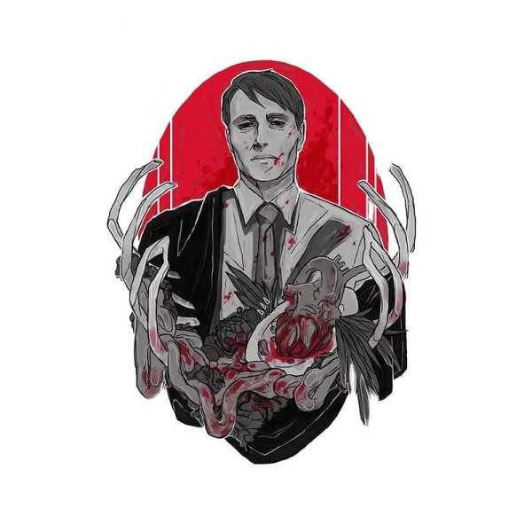 Ганнибал Лектер фан арт