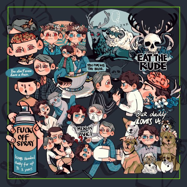 Ганнибал сериал Стикеры