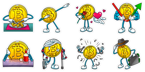 Стикеры криптовалюта