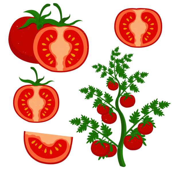 Наклейки помидоры