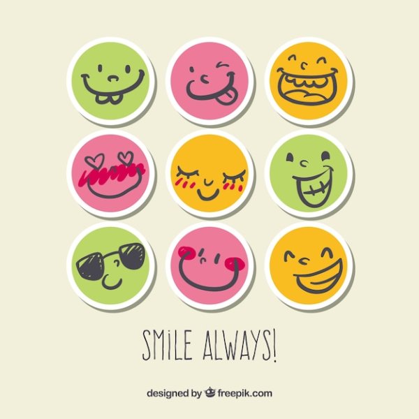 Улыбчивый стикер