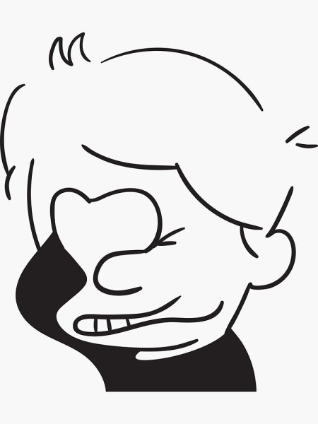 Фейспалм Мем вектор