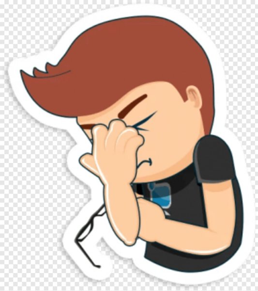 Рукалицо стикер